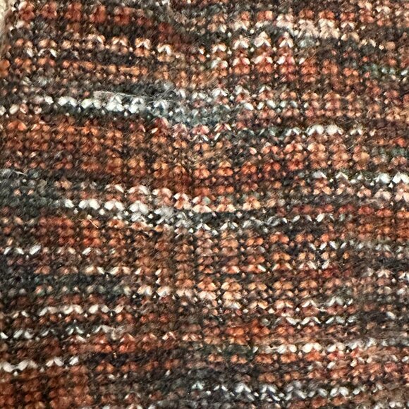 BearPaw Women size 10 flat tan suede boot, knit calf high knee high BOHO upper - Picture 9 of 13